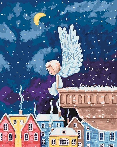 Картина за номерами Янголятко 2 Ідейка 