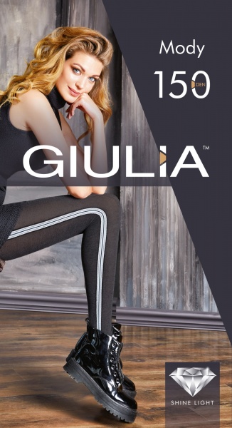 Колготки женские Giulia Mody (2) р. 4 150 den dark grey melange 