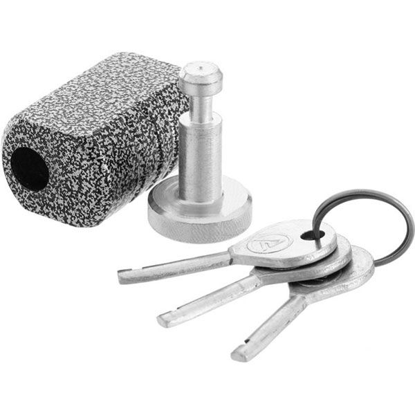 Замок навісний дисковий Aspect сірий