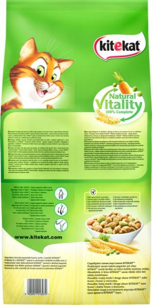 Корм сухий Kitekat курка з овочами 12 кг