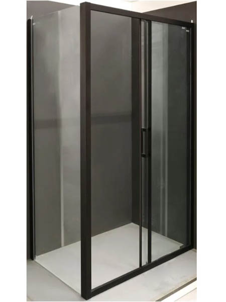 Душевое ограждение EGO прямоугольное раздвижное LEX BLACK 120х80х200 см NAN1131