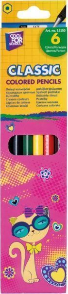 Олівці кольорові Beauty CF15150 6 шт. Cool For School