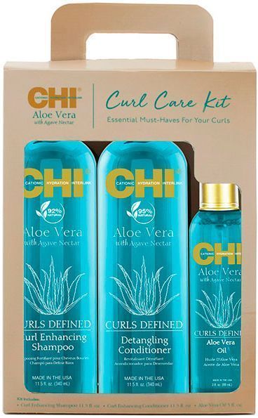 Подарунковий набір CHI Aloe Vera Curl Care Kit