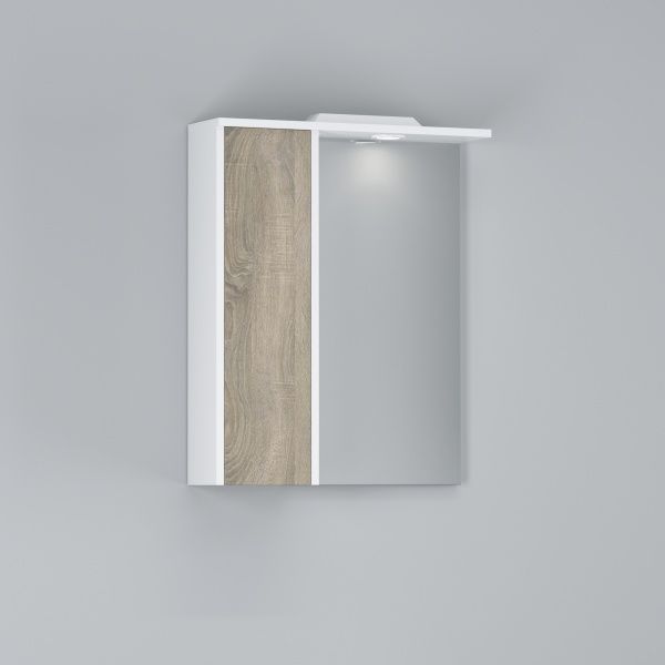 Зеркало со шкафчиком AM.PM M91MPL0601WF38 GEM S с подсветкой 60 см 