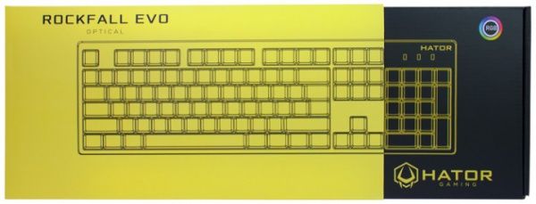 Клавиатура Hator Rockfall EVO Optical Kailh USB HTK-610 (64156)