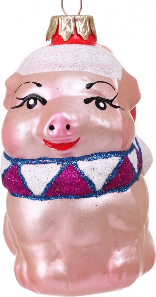 Декорация новогодняя Формовая игрушка в ассортименте 9 см 