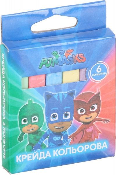 Крейда кольорова Герої в масках Перо