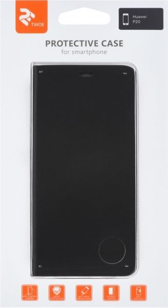Чохол-книжка 2E Folio для Huawei P20 black (2E-H-P20L-18-MCFLB) 