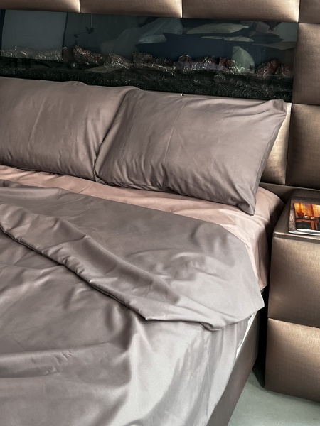 Комплект постільної білизни Le Colore коричневий 1,5 [128] Brown Heather 