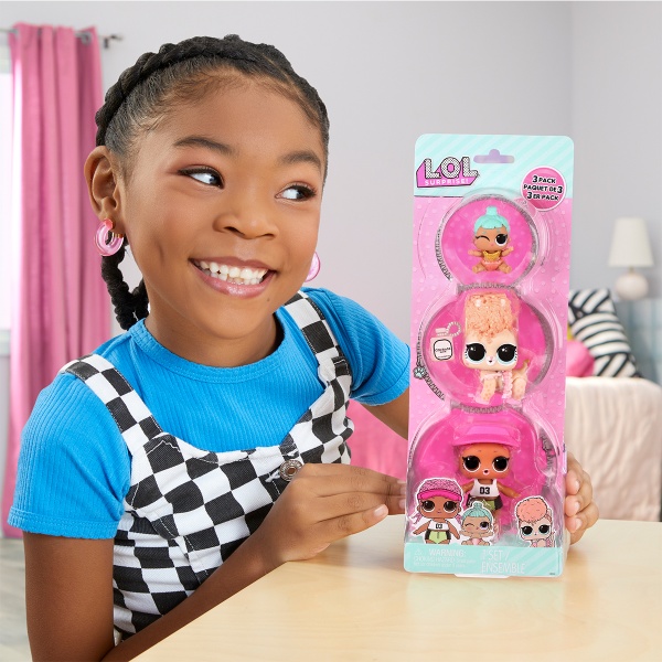 Набір іграшок L.O.L. SURPRISE! серії OPP Tot + Pet + Lil Sis Спайки Кітті Ліл Дженні 987895