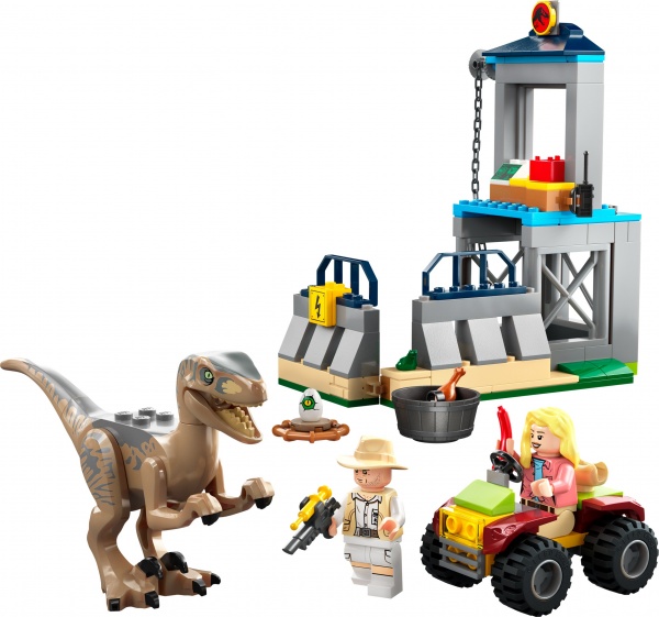 Конструктор LEGO Jurassic World Бегство велоцираптора 76957
