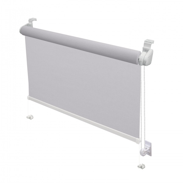 Ролета мини Gardinia Вена 80x160 см серая 