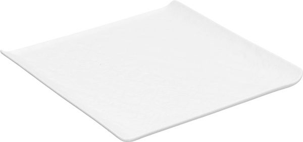 Блюдо квадратне Lavastone White Surf 21,5x21,5 см 