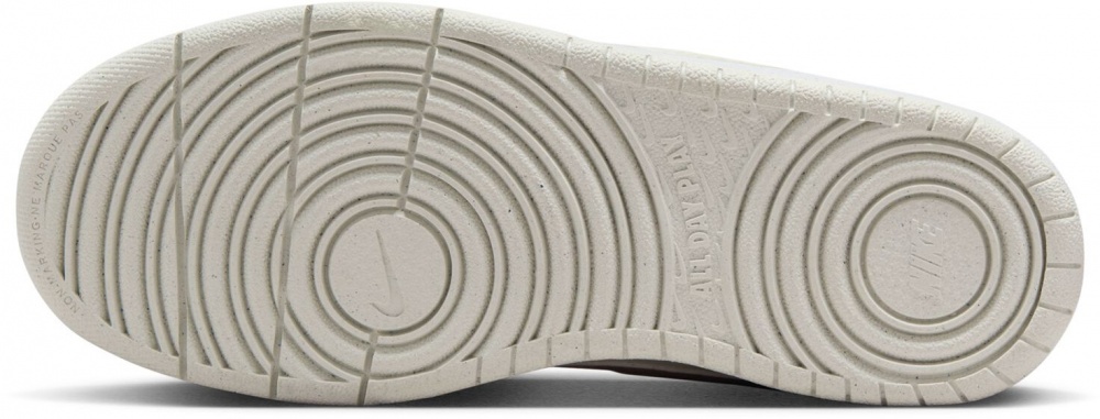 Кроссовки для девочек демисезонные Nike COURT BOROUGH LOW RECRAFT DV5456-129 р.36 бежевые с розовым