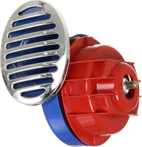 Сигнал звуковой воздушный Elegant улитка 100 730 красный с синим