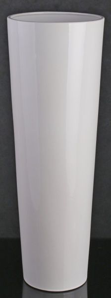 Ваза керамічна біла UA 703-52 17х17х52 см Eterna