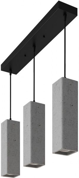Светильник подвесной Точка Света СВБ-П-002-250-3S 3x8 Вт G5.3 бетон 