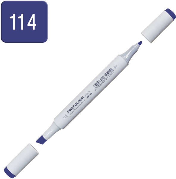 Маркер спиртовой FINECOLOUR Junior EF101-114 темно-синий 