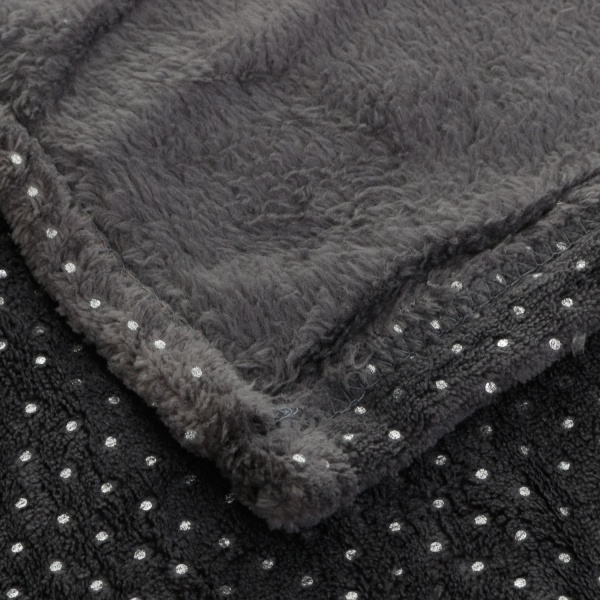 Плед КМ з напиленням темний 150x125 см в асортименті 