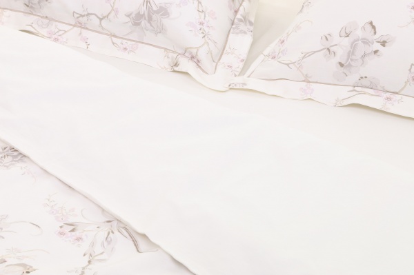 Комплект постільної білизни Cosme 2 білий із малюнком Lameirinho 