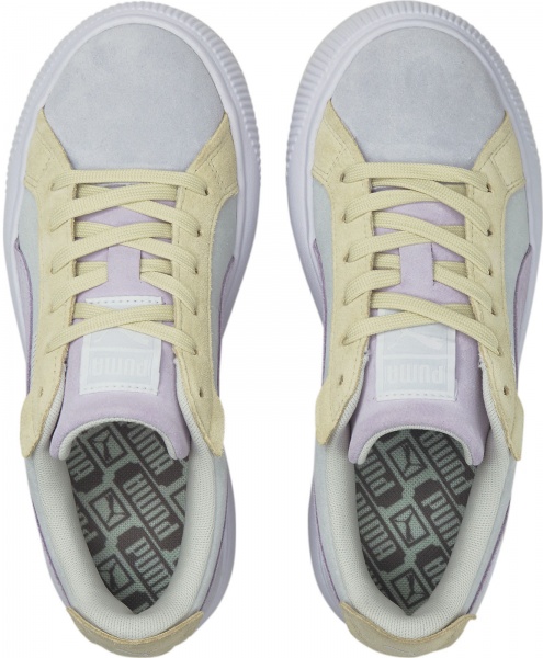 Кроссовки Puma Suede Mayu Raw Wns 38311401 р.UK 3,5 серо-желтый