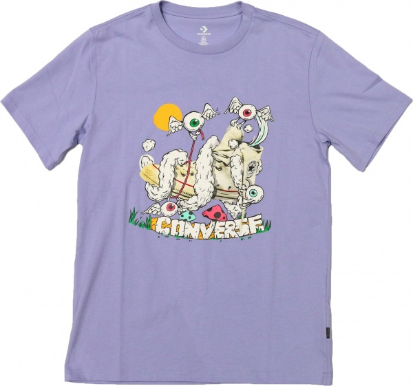 Футболка Converse Monster Chuck Tee 10023460-A03 р.XL фіолетовий