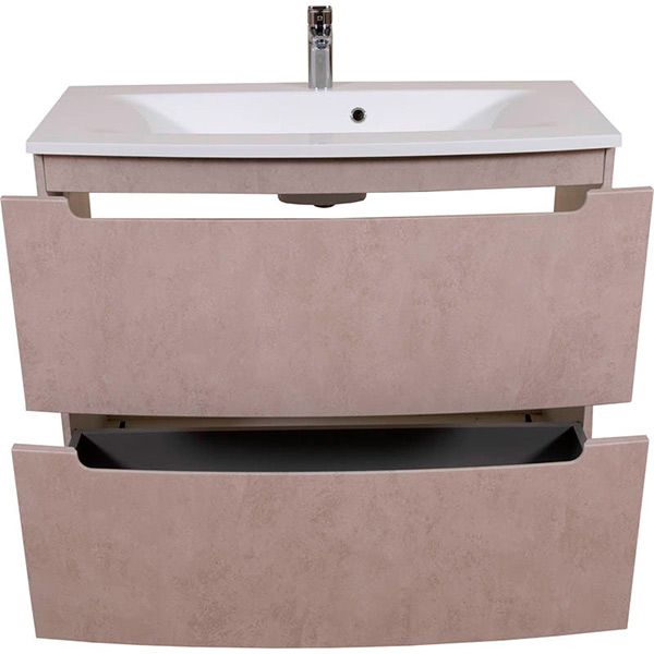 Тумба напольная Aqua Rodos HeadWay 100 см бетон бежевый под умывальник из искусственного камня 100