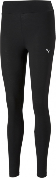 Лосины Puma ESS LEGGINGS PUMA BLACK-CAT 58683551 р.S черный