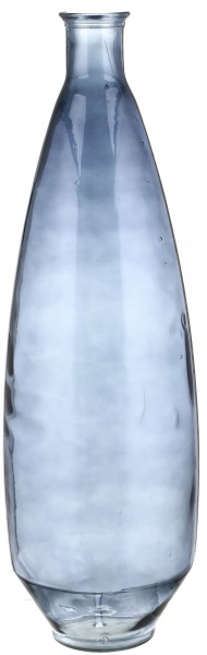 Ваза скляна San Miguel Adobe 80 см блакитно-сіра 