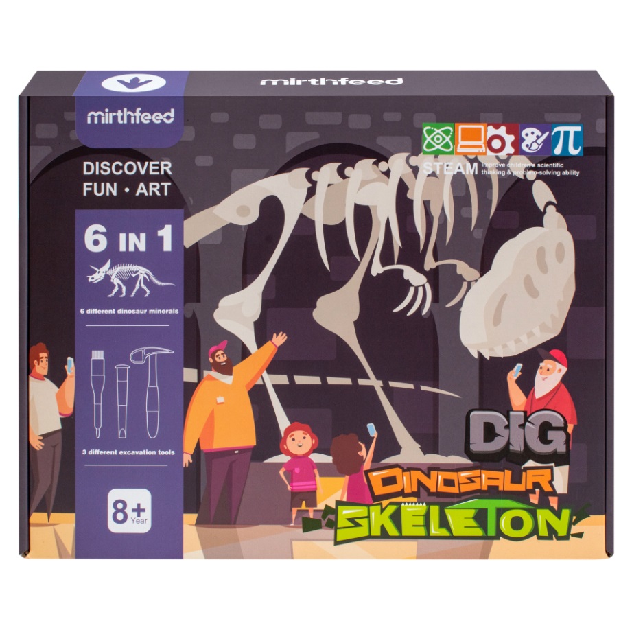 Игровой набор Zhorya Раскопки динозавров 6 в 1 K200