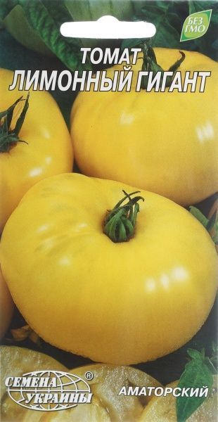 Насіння Семена Украины томат Лімонний гігант 0,2г