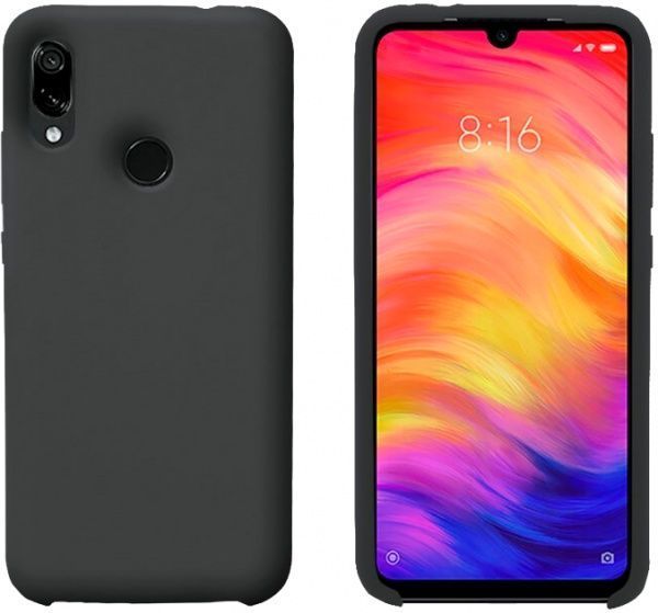 Чехол защитный Intaleo (Velvet) для Xiaomi Redmi 7 black силиконовый