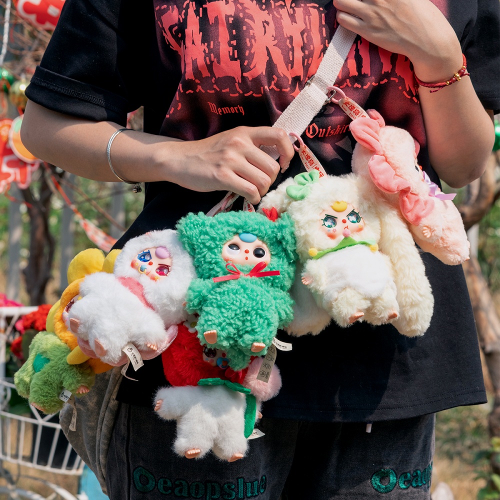 Колекційна м'яка іграшка Pop Top з кільцем Baby Three Весна різнокольоровий CRP2603