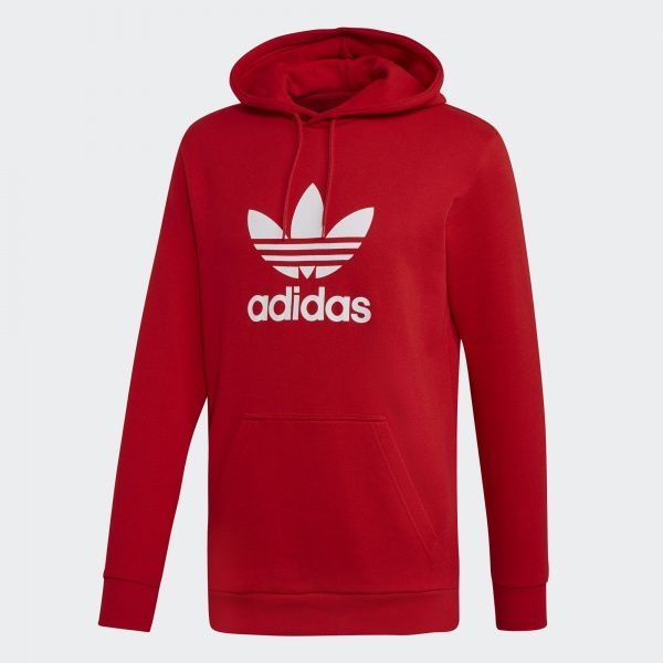 Джемпер Adidas TREFOIL HOODIE EJ9680 р. L червоний