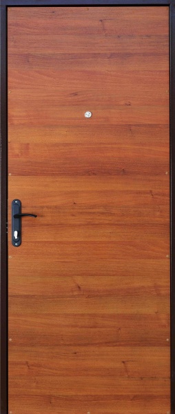 Дверь входная Медведь М-3 орех темный 2040x850 мм правая