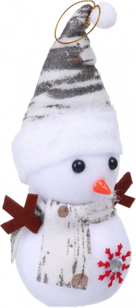 Подвеска Снеговик пенопласт микс 4 вида 20 см 