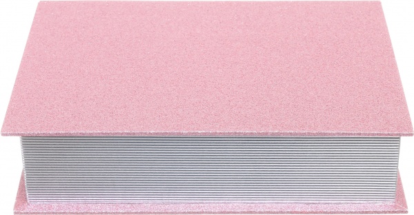 Скринька-книга Шик 30х22х7,5 см світло-рожева