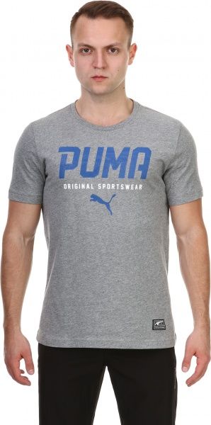 Футболка Puma STYLE Tec Graphic Tee 59059003 XL сірий