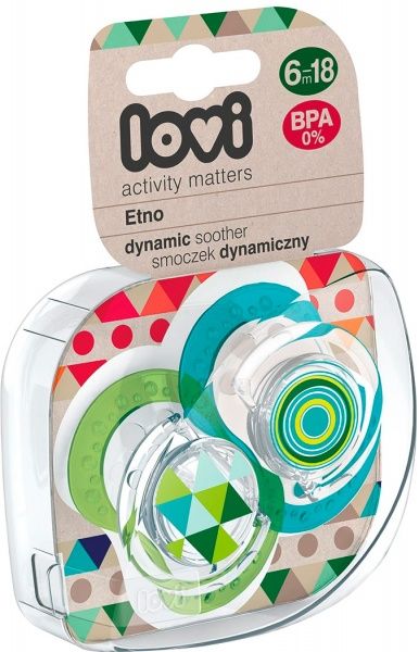 Пустушка динамічна Lovi Etno 2 шт. 22/835 boy