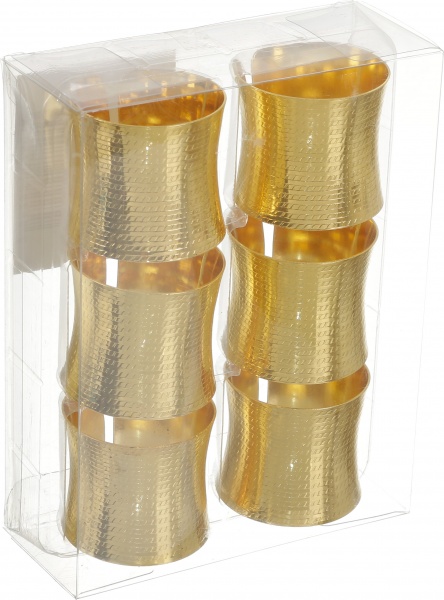 Набір кілець для серветок Golden Tower 15,2х11,8х5 см 6 шт
