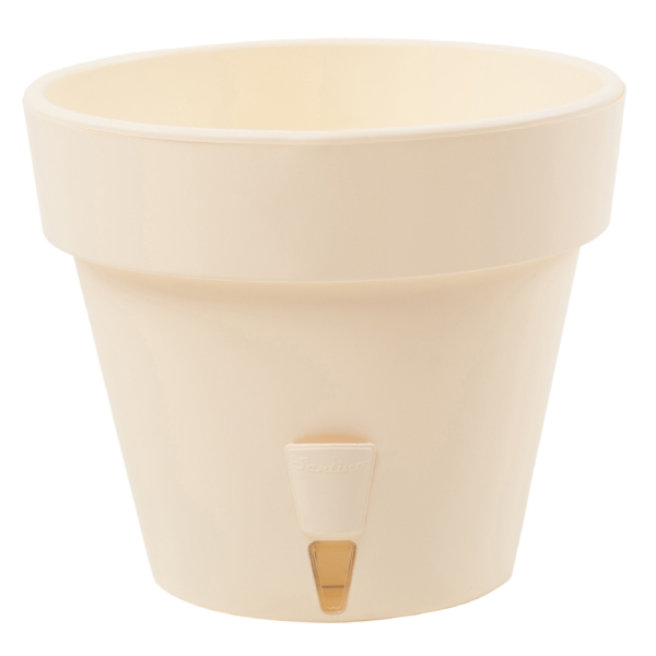 Горшок пластиковый Santino Latina круглый 9,1 л крем (LAT91CRM) 