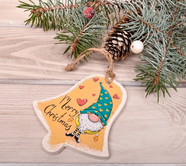 Набор новогодних украшений Гномы 9 см 5 шт./уп.