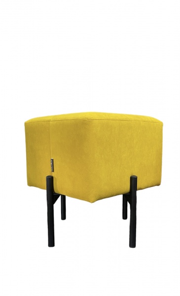 Пуф Lion Монте 410х390 мм желтый / черный 