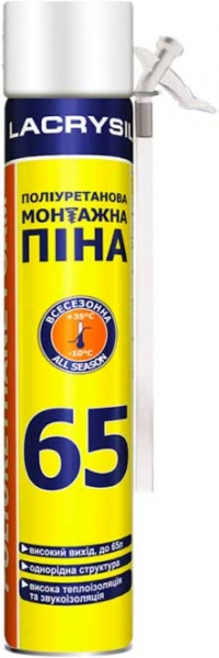 Піна монтажна Lacrysil (побутова) 800 мл 