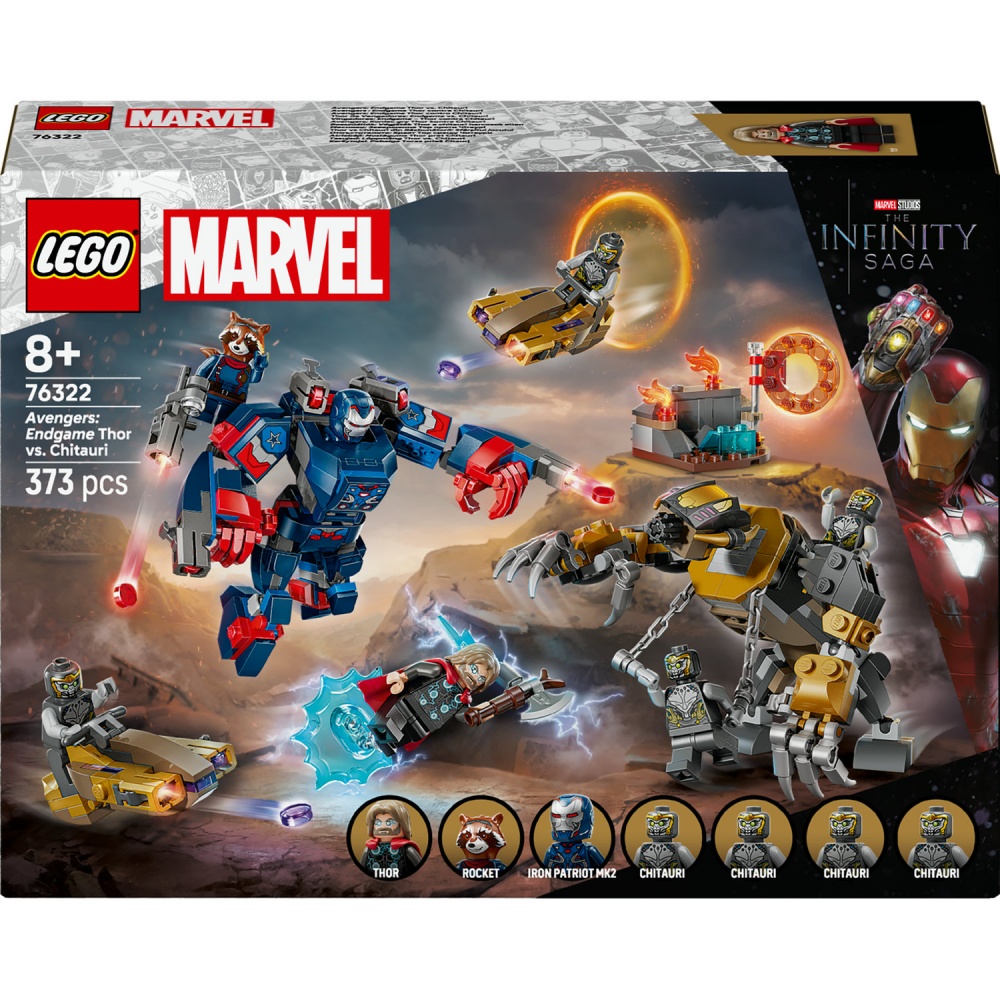 Конструктор LEGO Super Heroes Marvel Мстители: Завершение Тор против Читаури 76322