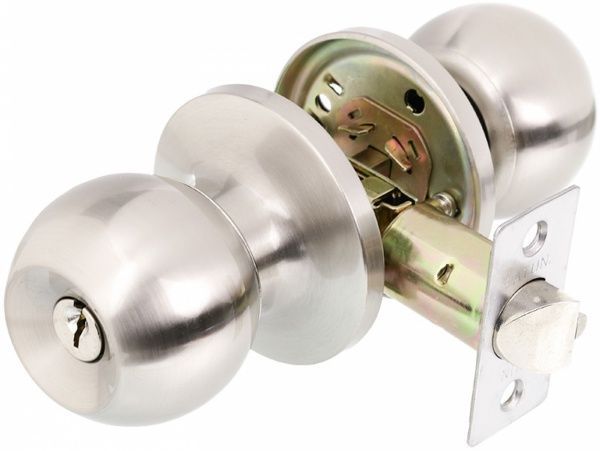 Кнобсет Latuna Шар ключ-фиксатор матовый никель