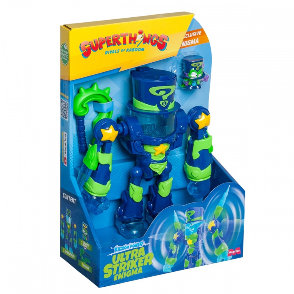 Фігурка анімаційного персонажа SuperThings Kazoom Power Ультрастрайкер Енігма PSTSP116IN240