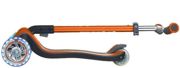 Самокат Globber Elite Prime с подсветкой оранжевый 444-804 