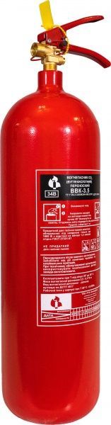 Огнетушитель углекислотный Пожзахист ВВК-3,5 