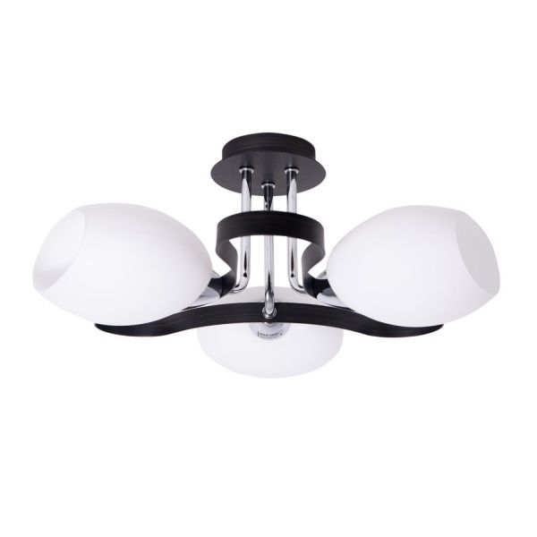 Люстра стельова Altalusse INL-9210C-13 3x40 Вт E14 антична бронза/венге 